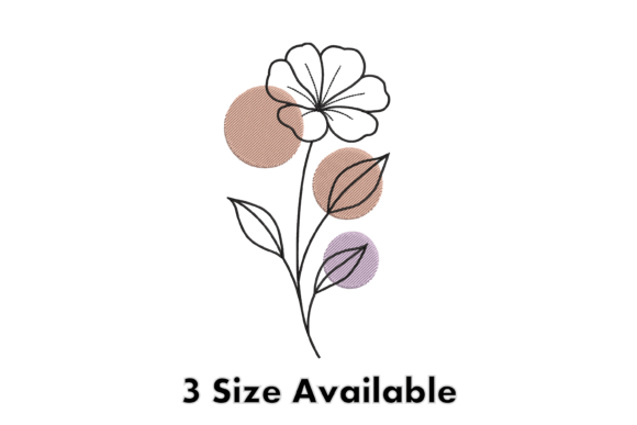Minimal Flower: A Smart Choice for Small Business Embroidery
