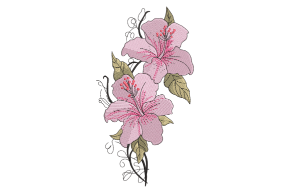 Pink Lily Flower: A Boutique Sweatshirt Embroidery Review