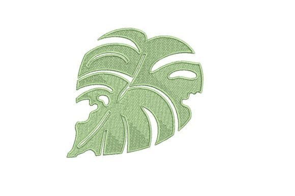 Tropical Leaf: A Thoughtful Embroidery Design for Meaningful Gifts